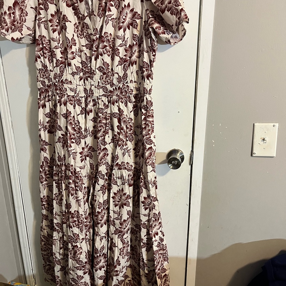 Floral Print Maxi Dress